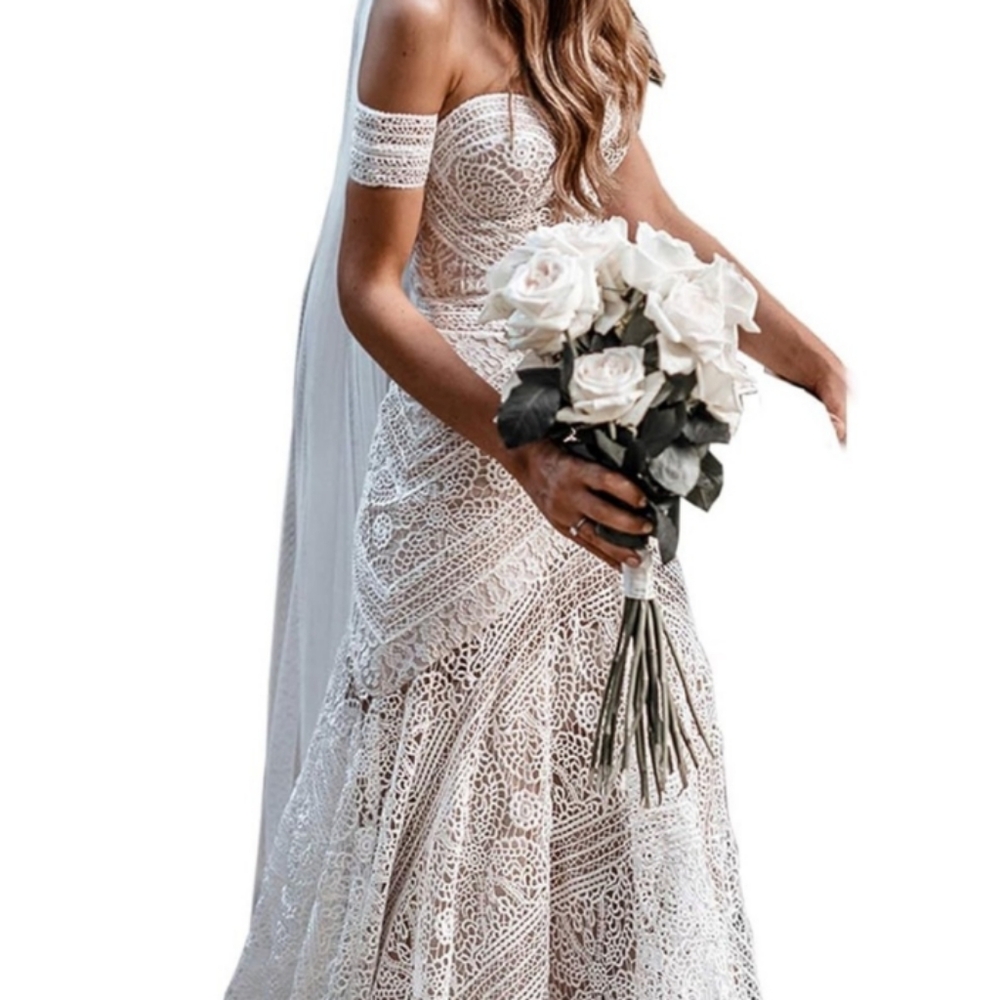 Boho wedding dress